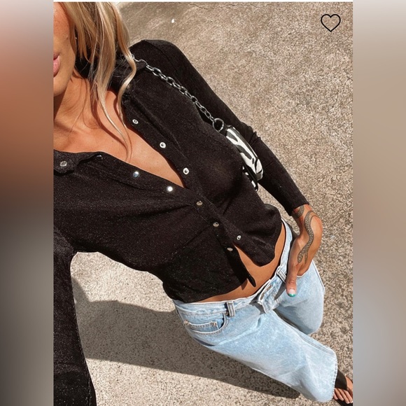 Blue button up - Picture 2 of 2